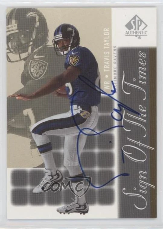 2000 SP Authentic Sign of the Times Travis Taylor #TT Rookie Auto RC - Image 1 of 2