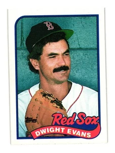 1989 Topps #205 Dwight Evans Boston Red Sox - Picture 1 of 2
