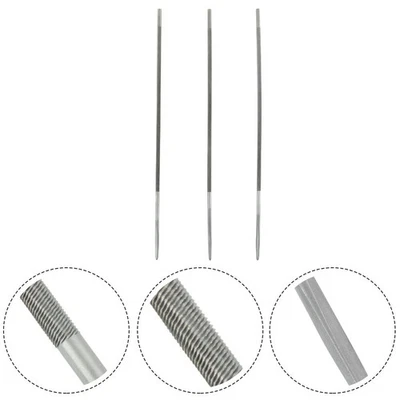 Efficient Chainsaw Chain Ening Tool 3pcs Round Files Set (4 0mm 4 8mm 5 5mm) - Image 1 of 4