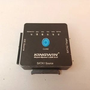 Kingwin USI-2535CLU3 EZ-Clone USB3.0 SATA/IDE HDD Externer Adapter Duplizierer - Bild 1 von 8