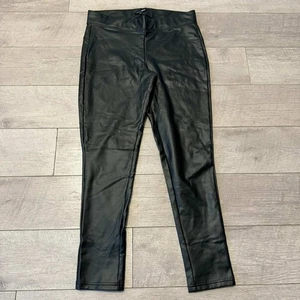 Damen FASHIONNOVA Leggings schwarz Kunstleder XL - Bild 1 von 8