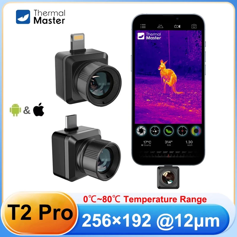 Thermal Master T2 Pro Thermal Imaging Camera 15X Zoom 256×192 IR Resolution 13mm - Image 1 of 4