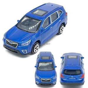1/64 Scale Subaru Forester Model Car Diecast Toy Cars Friction Powered Blue - Picture 1 of 7
