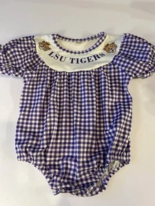 LSU Tigers Romper 12-18 Months New Without Tags - Picture 1 of 5