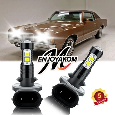 Kit de luces antiniebla LED de alta potencia para Pontiac Grand Prix 1990-2008 2x Foto 1 de 4
