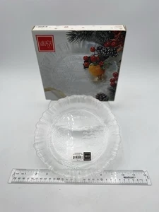 Mikasa”Winter Dreams" BON BON 9" Decorative Glass Plate -GERMANY CHRISTMAS New! - Picture 1 of 6