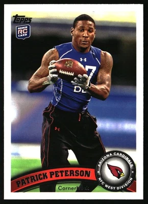 2011 Topps #267 Patrick Peterson RC Arizona Cardinals - Image 1 of 2