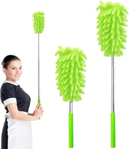 Pack de 2 plumeros de microfibra extensibles para limpieza, plumeros lavables,... - Imagen 1 de 7