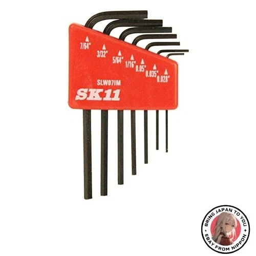 New SK11 SK11 Micro Hex Wrench Set 7-Piece Set Inch Size SLW07IM - Image 1 of 1