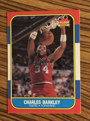 1986-87 Fleer Charles Barkley RC Rookie #7 - Image 1 of 2
