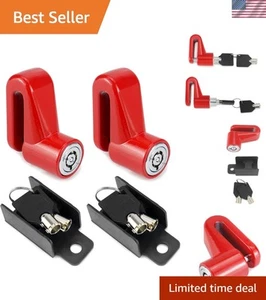 Heavy-Duty Disk Lock Set - Durable Security for Motorcycles & Bikes - Picture 1 of 10
