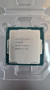 Intel Core i7-8700 3.2GHz-4.6GHz LGA 1151 Hexa-core Processor, 12MB Cache - Picture 1 of 1
