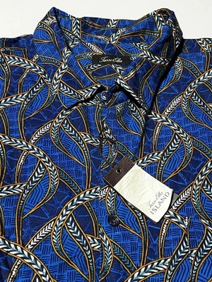 NeW Tasso Elba Island  Shirt Short Sleeve Button Down Silk Blend XXXL 3XL NWT - Image 1 of 4