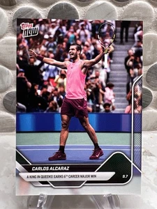Carlos Alcaraz 2025 Topps AHORA Tenis #TN-CA Gana US Open In Queens CANTIDAD - Imagen 1 de 2