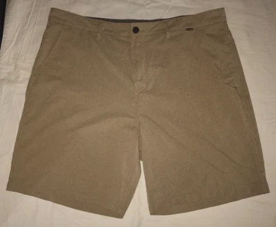 😃Hurley Phantom KHAKI Pantalones Cortos Informales Frente Plano Para Hombres 40X8.5 NUEVOS SIN ETIQUETAS NUEVOS Foto 1 de 4