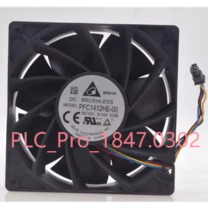 1PCS NEW Delta PFC1412HE-00 4Pin 12V 9.00A 140*140*38mm 14CM Cooling Fan - Picture 1 of 4