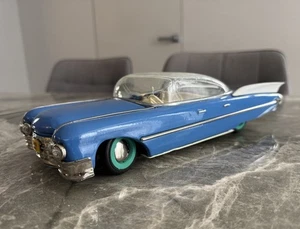 Coche de juguete de hojalata vintage URSS Cadillac Eldorado control remoto manual - Imagen 1 de 14