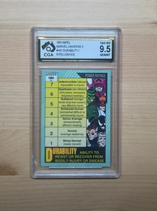 1991 Marvel Universe #161 Durability/Intelligence CGA 9.5 - Picture 1 of 4
