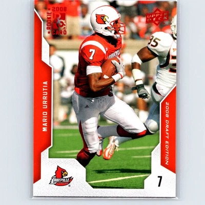 2008 Upper Deck Draft Edition Mario Urrutia #70 Blue Louisville Cardinals - Image 1 of 2