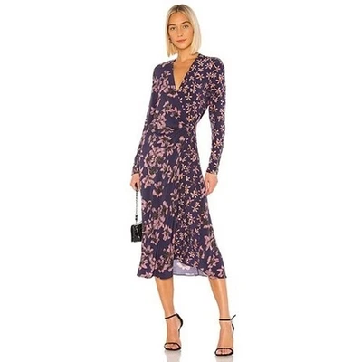 Vestido Odette Rag & Bone 0/XS largo envolvente midi floral manga larga para mujer REVOLVE Foto 1 de 4