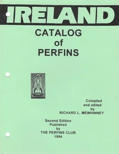 Literatura Perfin: Catálogo Irlanda de Perfins; Mewhinney, 1994 (Perfins Club) - Imagen 1 de 6