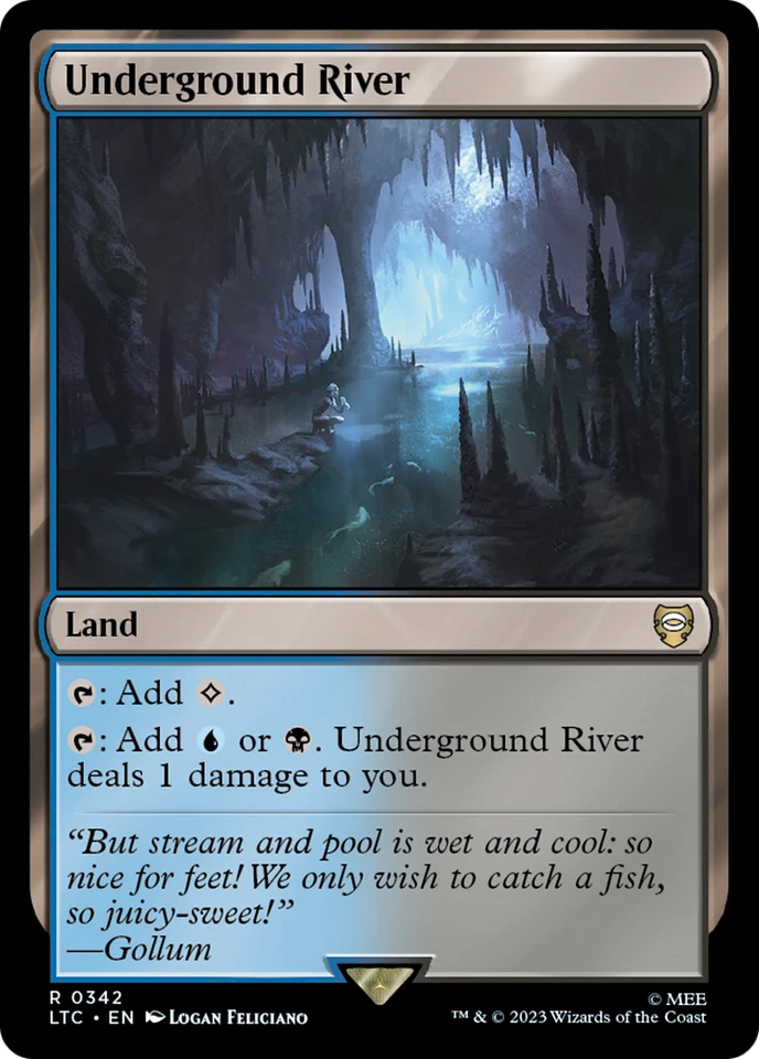 Underground River #342 | NM Near Mint | LTC Lord of the Rings Magic MTG - Image 1 of 1