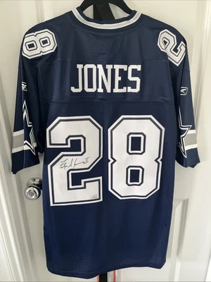 Camiseta de los Dallas Cowboys firmada por Felix Jones Foto 1 de 4