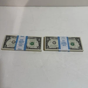 100 ($1) ONE DOLLAR Bills UNCIRCULATED SEQUENTIAL - 2021 SERIES - Picture 1 of 6