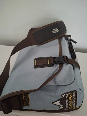 Bolso de Hombro Northface Khumbu Edición Limitada Azul Claro Marrón Amarillo Interior Foto 1 de 4