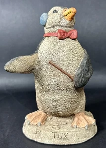 Seltene Tim Wolfe Figur ~ TUX The Penguin ~ Weihnachtslieder für Critters Tom Clark Weihnachten - Bild 1 von 11