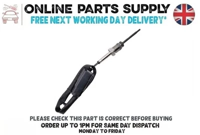 Sensore Temperatura Gas Scarico per FORD GRAND C-MAX Van 1.6TDCi 95CV dal 2010 al 2019 - Immagine 1 di 4