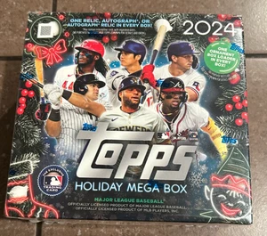 Mega caja sellada de tarjetas de béisbol navideñas Topps 2024 - Imagen 1 de 3