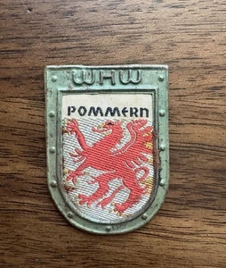 Original German WW 2 Tinnie WHW Winterhilfswerk - Pommern, Wonderful Condition! - Picture 1 of 2