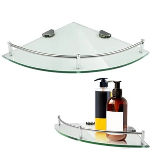  2 Stück Bad Eckregal Shampoo Halter Ablagen für Badezimmer Wand - Bild 1 von 11