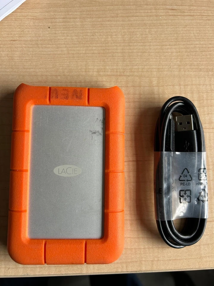 LaCie Rugged Mini 1TB External Hard Drive Portable HDD – USB 3.0 USB 2.0 compati - Image 1 of 1