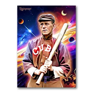 Fred Clarke Moonshot Card 01/20 Starpop Signed Fine Art Print - Picture 1 of 2