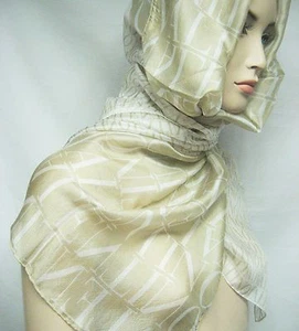 ITALY VALENTINO SETA Silk 26"x69" Women Scarf Wrap Shawl Lady Stunning Gift NEW - Picture 1 of 11