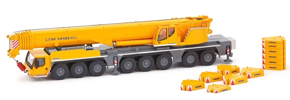 IMC MODELS - Gru mobile LIEBHERR LTM 1450-8.1 - 1/87 - IMC31-0134 - Immagine 1 di 4