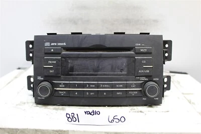 09-11 Reproductor de CD Kia Borrego Radio Satelital 961302J401WK OEM 650 8B1 Foto 1 de 4