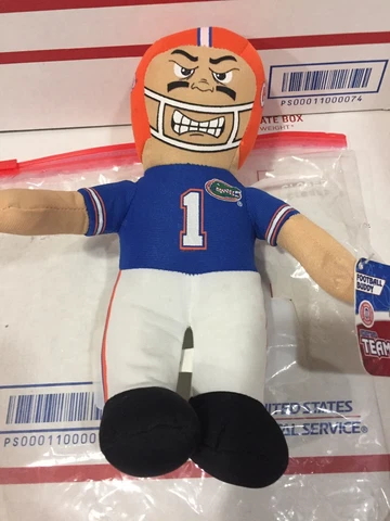 2012 NCAA Florida Gators Football BUDDY Plush Doll Team Spirit with Tag PREOWNED Cover