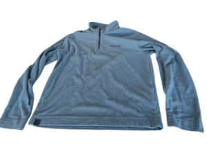 Vintage Regatta men lightweight 1/4 zip high neck blue sweater in S|L28W21| 4472 - Picture 1 of 6