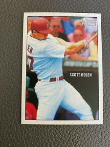 2005 Bowman Heritage Baseball #10 Scott Rolen St. Louis Cardinals