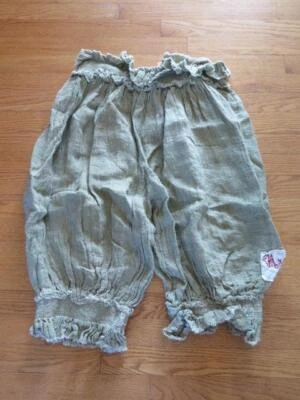 Pantalones Bloomers Magnolia Pearl LOVE de lino verde salvia Foto 1 de 4