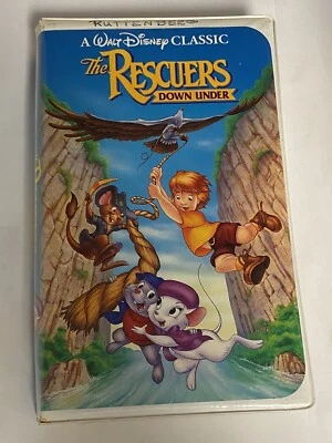 The Rescuers Down Under (1142) Disney Classic Black Diamond VHS - Image 1 of 4