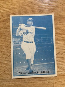 1973 TCMA 1941 Brooklyn Dodgers “Dixie” Walker