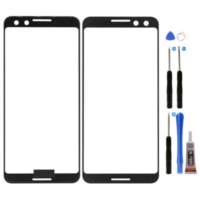 1pcs For Google Pixel 3 Front Glass Outer Len Screen Replacement+tool - Image 1 of 4
