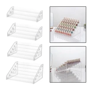Clear Nail Polish Organizer Stand Shelf Rack, Acrylic Display Stand for Nail - Picture 1 of 29