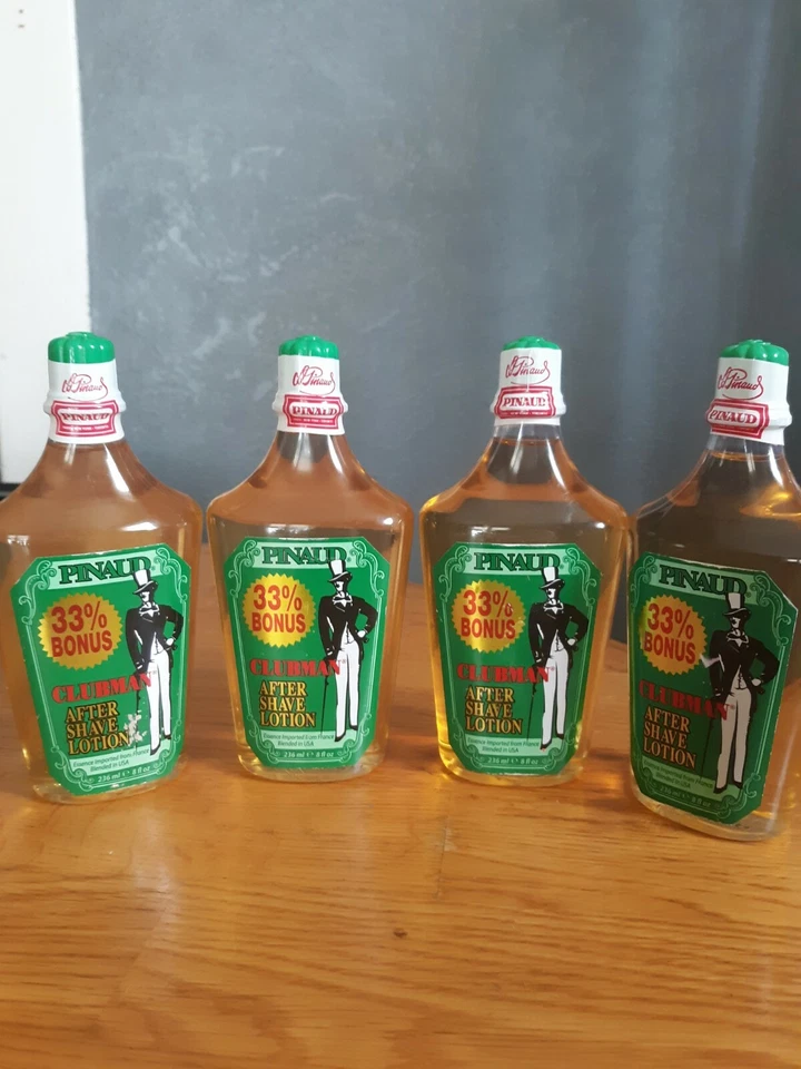 Paquete de 4 lociones clásicas para después del afeitado Clubman Pinaud para hombre 33 % de bonificación 8 OZ Foto 1 de 1