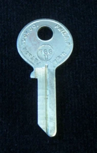 TP1 TOYOTA TOYOPET KEY Blank 1955-1960, (1 of 6 Possible) Crown Masterline T66U - Picture 1 of 4