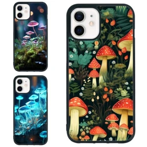 Aluminum Cover cute Fungi Plants mushrooms For Samsung Galaxy Apple iPhone - Picture 1 of 25